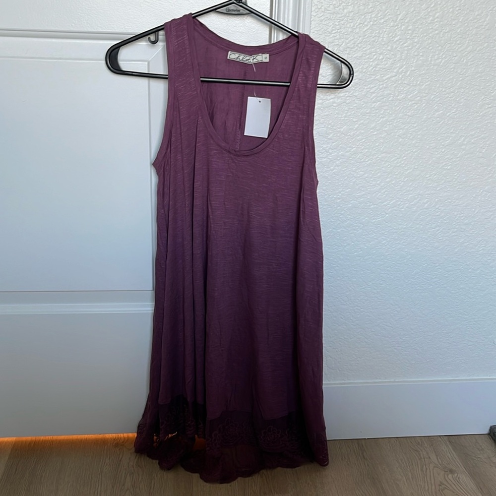 NWT long tank top
